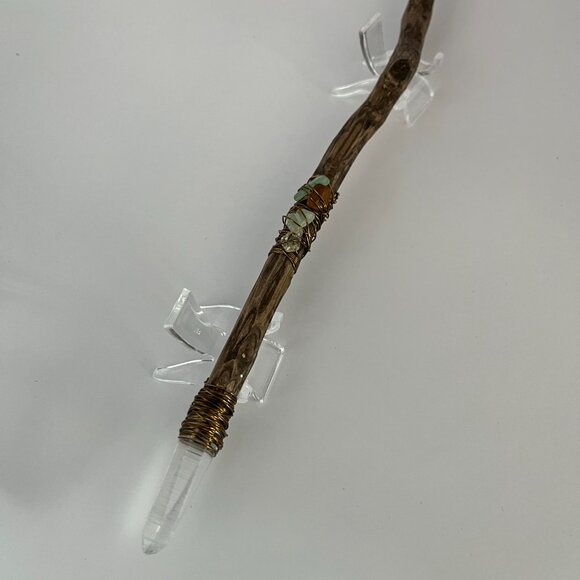 Handmade Optical Lemurian Wand - "Copia" (Reiki Infused) - **One of a Kind** - Picture 1 of 5